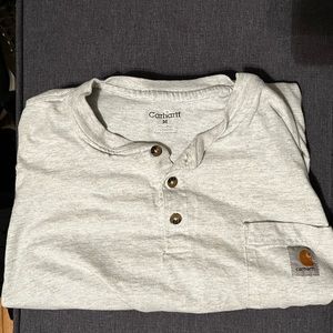 Carhartt mens long sleeve Henley size Med